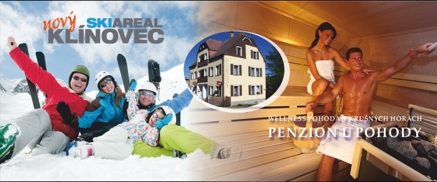 Zimní wellness dovolená v penzionu U Pohody v Krušných horách. 